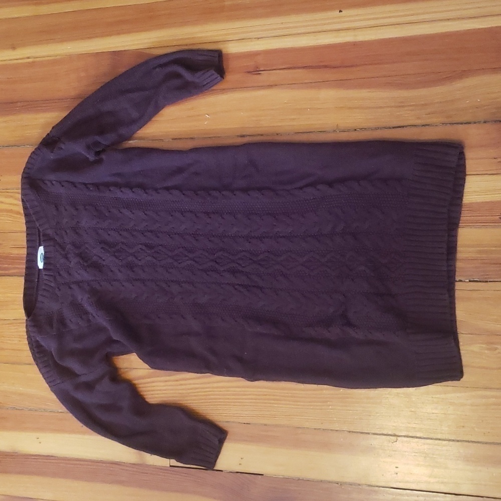 Old Navy Burgundy Sweater Dress
